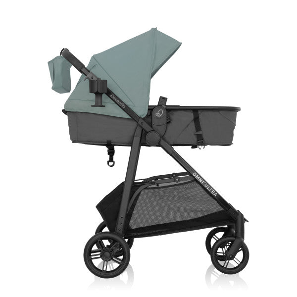 Evenflo Omni Ultra Travel System with Revolve180 LiteMax NXT Rotational Infant Car Seat - Pacific Green