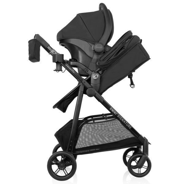 🔥 ON SALE NOW 🔥 Evenflo Omni Signature Travel System with LiteMax Infant Car Seat (Porto Black)