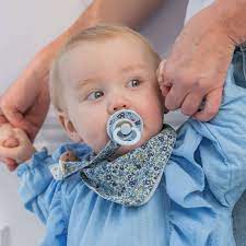 BIBS x Liberty - Pacifier Original Latex 2 PK - Chamomile Lawn Baby Blue Mix