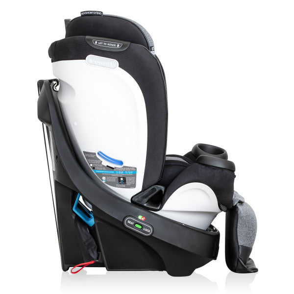 Evenflo - Gold Revolve360 Extend All-in-One Rotational Car Seat with SensorSafe (Moonstone)