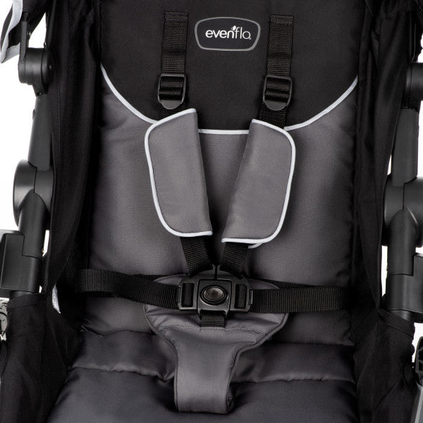 Evenflo - Victory Plus Jogging Stroller Travel System with LiteMax Infant Car Seat (Gray Scale)