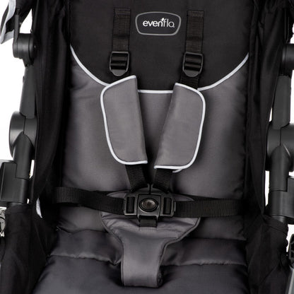 🔥 HOT DEAL 🔥 Evenflo - Victory Plus Jogging Stroller Travel System with LiteMax Infant Car Seat (Gray Scale)