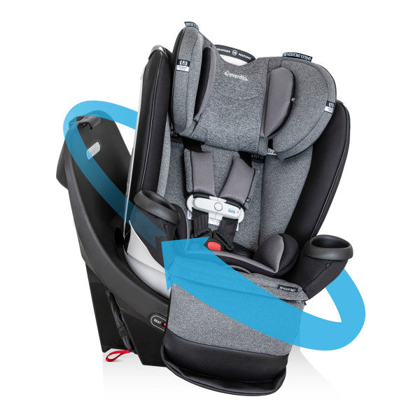 Evenflo - Gold Revolve360 Extend All-in-One Rotational Car Seat with SensorSafe (Moonstone)