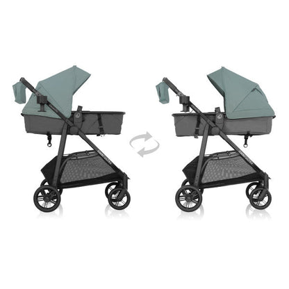 Evenflo Omni Ultra Travel System with Revolve180 LiteMax NXT Rotational Infant Car Seat - Pacific Green