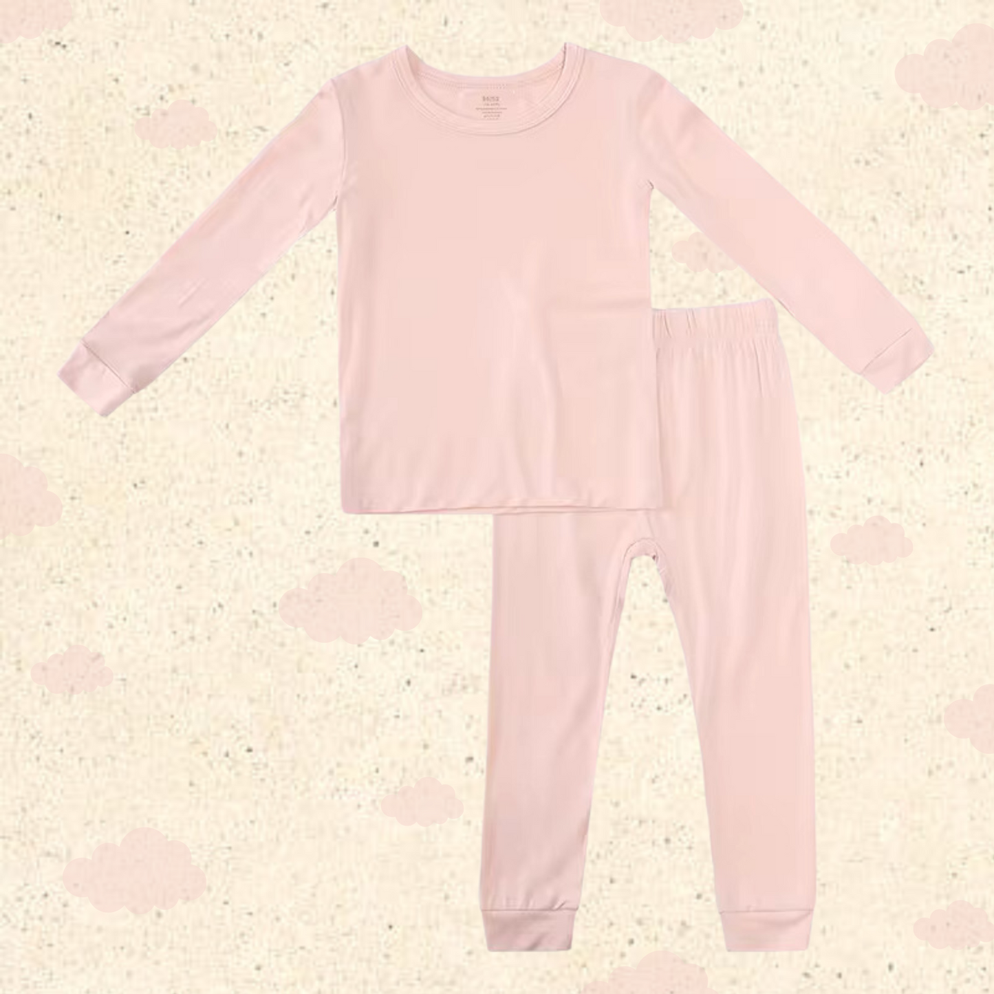 Little Locals Bamboo 2 Piece Bamboo PJ's - Petal Pink