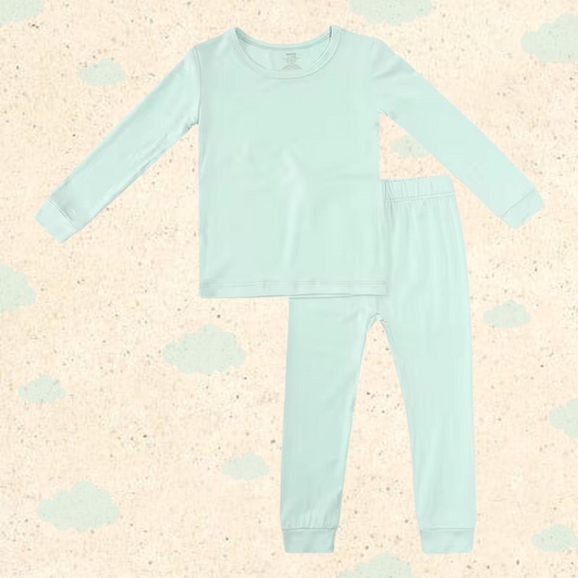 Little Locals Bamboo 2 Piece Bamboo PJ's - Mint