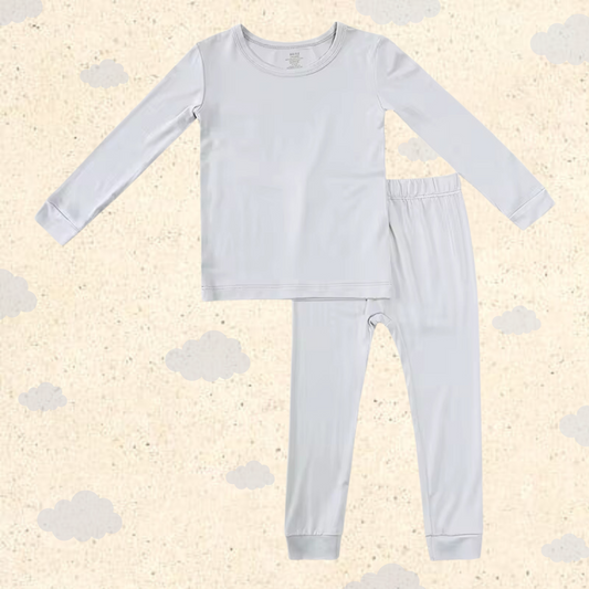 Little Locals Bamboo 2 Piece Bamboo PJ's - Cloud