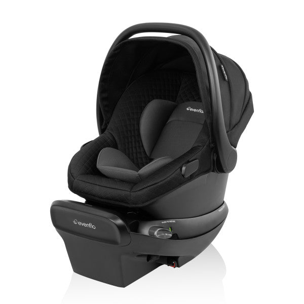 Evenflo Omni Ultra Travel System with Revolve180 LiteMax NXT Rotational Infant Car Seat - Caviar Black
