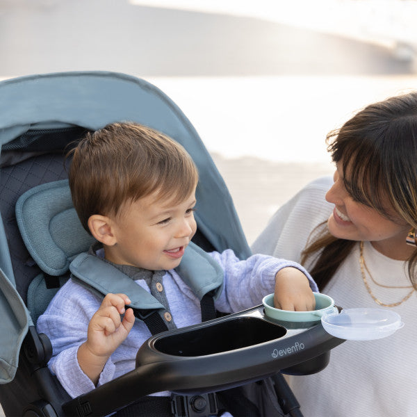 Evenflo Omni Ultra Travel System with Revolve180 LiteMax NXT Rotational Infant Car Seat - Pacific Green