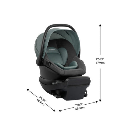 Evenflo Omni Ultra Travel System with Revolve180 LiteMax NXT Rotational Infant Car Seat - Pacific Green
