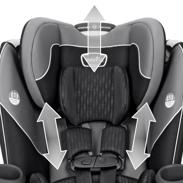 Evenflo - Revolve360 Rotational All-In-One Convertible Car Seat (Amherst Gray)