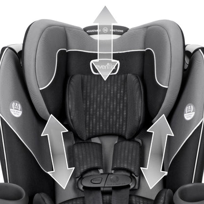 🔥 HOT DEAL 🔥 EVENFLO Revolve360 Rotational All-In-One Convertible Car Seat (Amherst Gray)