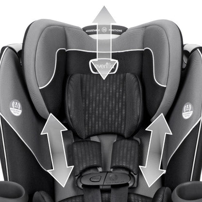 🔥 HOT DEAL 🔥 EVENFLO Revolve360 Rotational All-In-One Convertible Car Seat (Amherst Gray)
