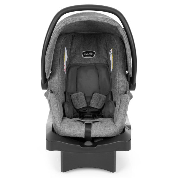 *NEW* Evenflo - Omni Plus Modular Travel System with LiteMax Sport Rear-Facing Infant Car Seat (Mylar Gray)