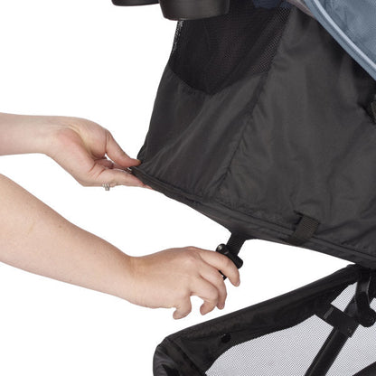 Evenflo - Folio3 Stroll & Jog Travel System With LiteMax 35 Infant Car Seat Skyline Blue