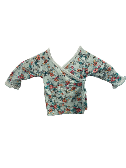 Everly Grey Baby - Bamboo Kimono Top - Blue Bouquets