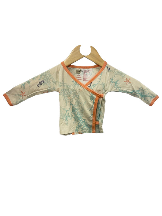 Everly Grey Baby - Bamboo Kimono Top - Seahorse