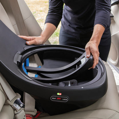 Evenflo - Gold Revolve360 Extend All-in-One Rotational Car Seat with SensorSafe (Onyx Black)