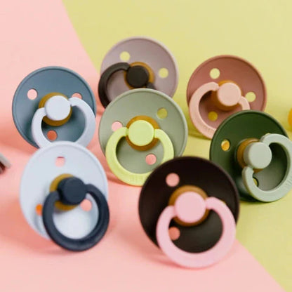 BIBS Pacifier Studio Colour 2 PACK Fusion Latex - Blush Woodchuck Mix