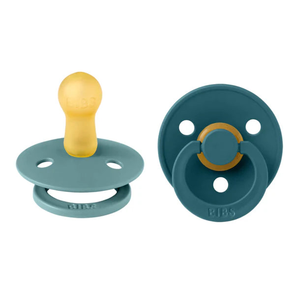 BIBS - Latex Pacifier 2 Pack - Island Sea + Forest Lake