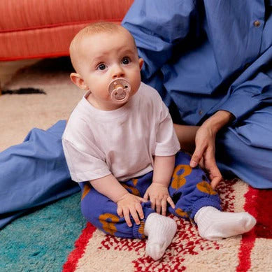 BIBS - Studio Colour - Latex Pacifier 2 Pack - Ivory + Steel Blue