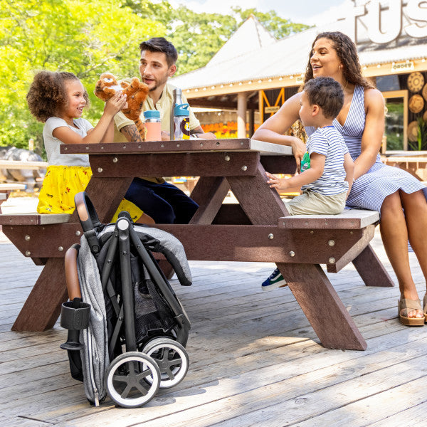 EVENFLO GOLD Otto Self-Folding Lightweight Travel Stroller (Moonstone Gray)