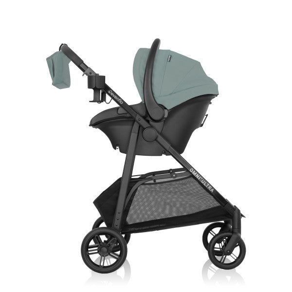 Evenflo Omni Ultra Travel System with Revolve180 LiteMax NXT Rotational Infant Car Seat - Pacific Green