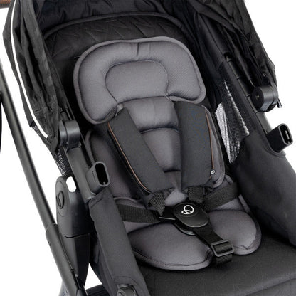 Evenflo Shyft Intuiti+ Travel System featuring Revolve180 LiteMax NXT with SensorySoothe (Dubhan Black)
