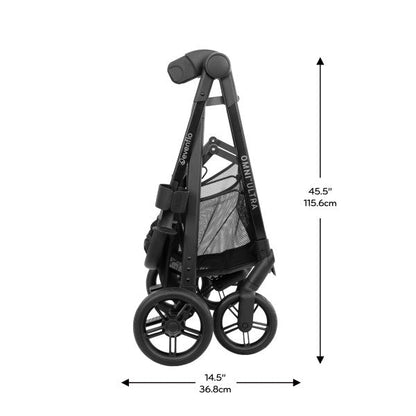 Evenflo Omni Ultra Travel System with Revolve180 LiteMax NXT Rotational Infant Car Seat - Pacific Green