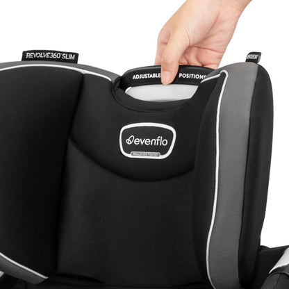 EVENFLO Revolve360 Slim 2-in-1 Rotational Car Seat (Canton Black)