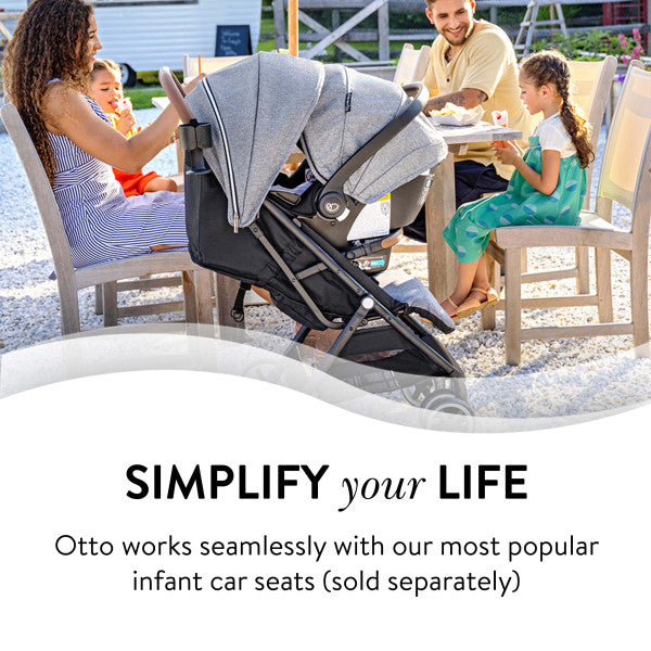 EVENFLO GOLD Otto Self-Folding Lightweight Travel Stroller (Moonstone Gray)