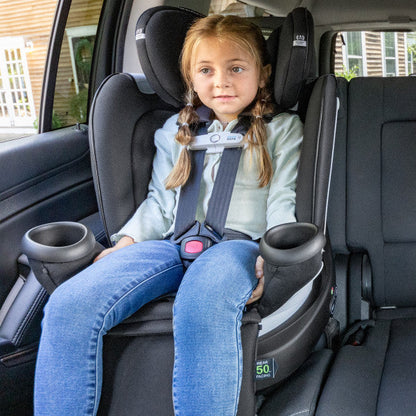 Evenflo - Gold Revolve360 Extend All-in-One Rotational Car Seat with SensorSafe (Onyx Black)