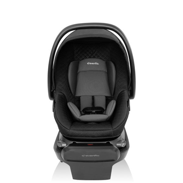 Evenflo Omni Ultra Travel System with Revolve180 LiteMax NXT Rotational Infant Car Seat - Caviar Black