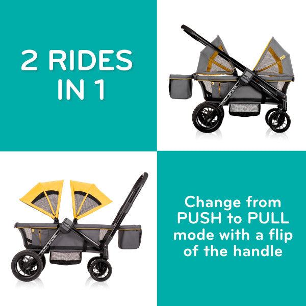 *NEW* Evenflo - Pivot Xplore All-Terrain Stroller Wagon (Adventurer Gray)