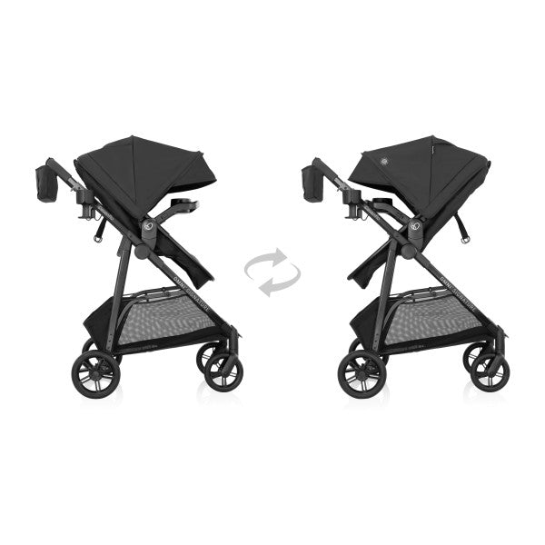 🔥 ON SALE NOW 🔥 Evenflo Omni Signature Travel System with LiteMax Infant Car Seat (Porto Black)