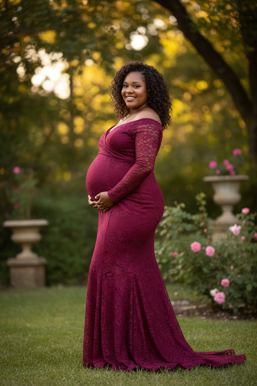 Bumpshoot Rental Dress: The Dana FLOWY RED COTTON