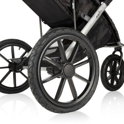 🔥 HOT DEAL 🔥 Evenflo - Victory Plus Jogging Stroller Travel System with LiteMax Infant Car Seat (Gray Scale)