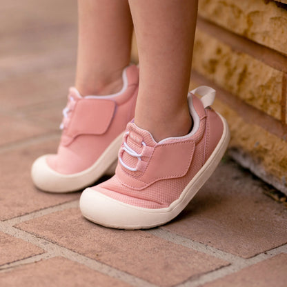 Jan + Jul - Mini-Flyer Toddler Sneakers - Dusty Pink
