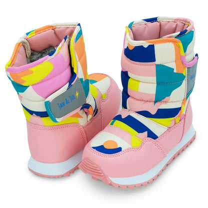 Jan + Jul - Toasty-Dry Puffy Winter Boots - Winter Sun