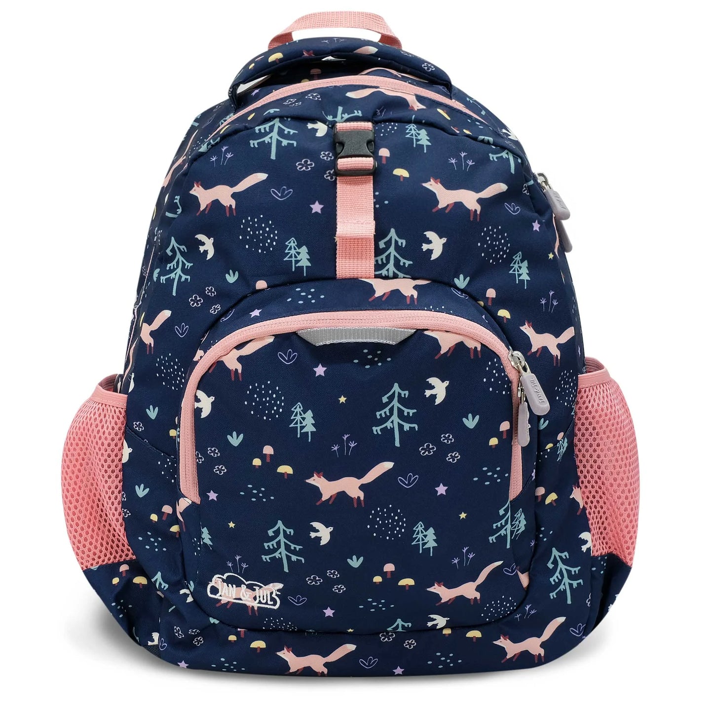 Jan + Jul - Little Xplorer Kids' Backpack - Navy Forest
