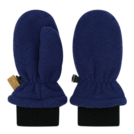 Jan + Jul - Fleece Mittens - Navy