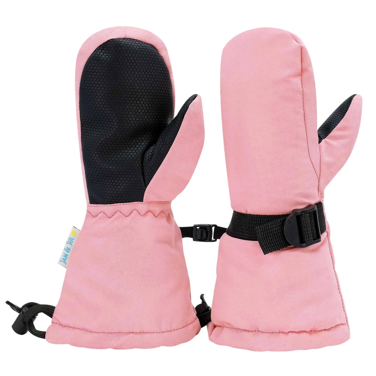 Jan + Jul - Toasty-Dry Waterproof Snow Mittens - Dusty Pink
