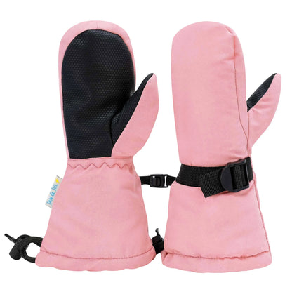 Jan + Jul - Toasty-Dry Waterproof Snow Mittens - Dusty Pink