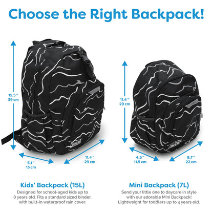 Jan + Jul - Little Xplorer Kids' Backpack - Space Dinos