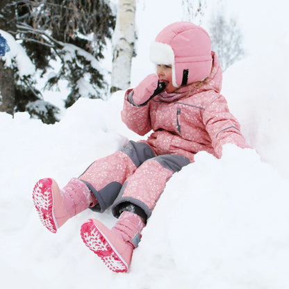 Jan + Jul - Toasty-Dry Puffy Winter Boots - Dusty Pink