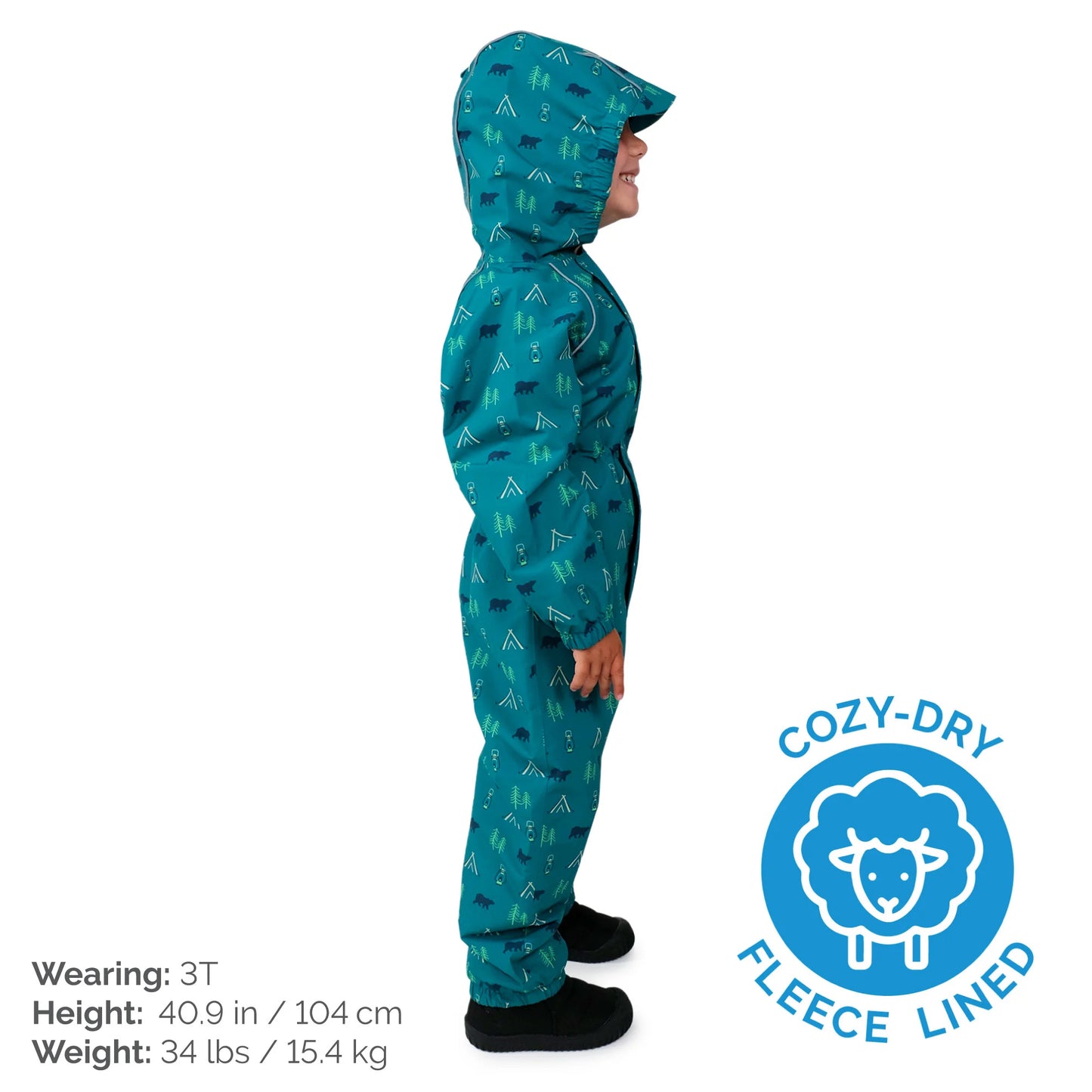 Jan + Jul - Cozy-Dry Waterproof Splash Suit - Summer Camp