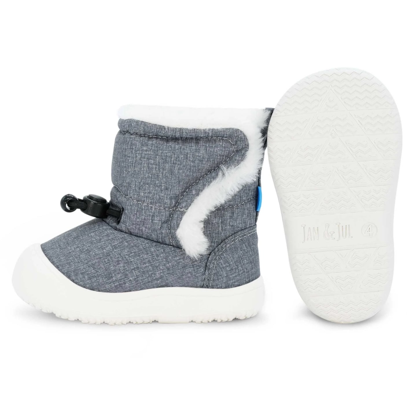 Jan + Jul - Stay Put Trail Booties - Heather Grey