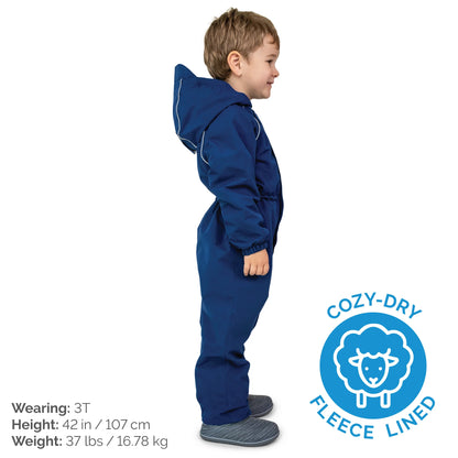 Jan + Jul - Cozy-Dry Waterproof Splash Suit - Blue