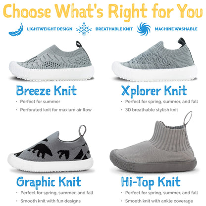 Jan + Jul - Xplorer Knit Shoes - T-Rex