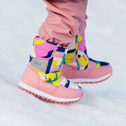 Jan + Jul - Toasty-Dry Puffy Winter Boots - Winter Sun